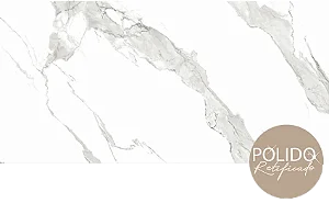 Piso Semi Gres 60X120 Polido Gran Statuario (Lb) Cx2,16 Formigres - cx2,160