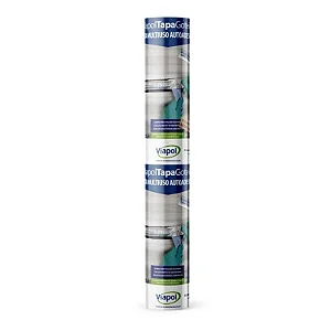 Fita Tapa Goteira Aluminizada 94Cmx10M Viapol