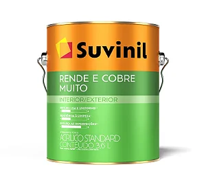 Tinta Acrilica Fosco 3.6L Rende E Cobre Muito Flor De Anis Suvinil