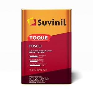 Tinta Acrilica Toque Fosco 18L Branco Neve Suvinil