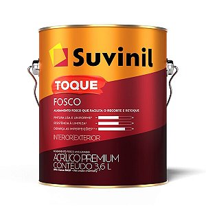 Tinta Acrilica Toque Fosco 3.6L Branco Neve Suvinil