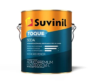 Tinta Acrilica Toque Seda 3.6L Branco Neve Suvinil