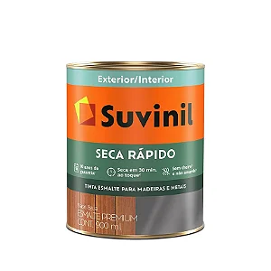 Esmalte Acetinado 0.9L Seca Rapido Branco Suvinil