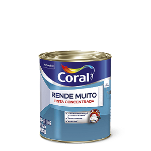 Tinta Acrilica Fosco 0.9L Rende Muito Branco Coral