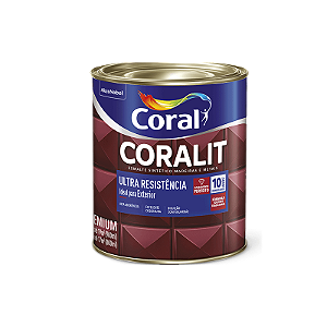 Esmalte Brilhante Sintetico Coralit 0.225L Platina Coral