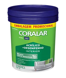 Tinta Acrilica Fosco 20L Coralar Branco Coral