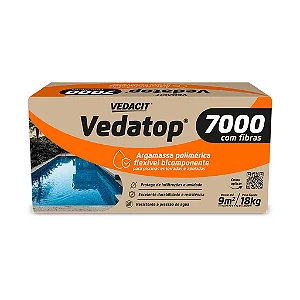Vedatop Flex Fibras 7000 Bicomponente 18Kg Vedacit