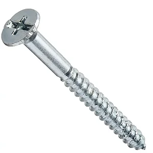 Parafuso Madeira 6.1X65 Chata 10Pcs Pmd10 Fixtil