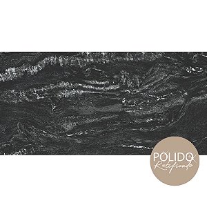 Piso Semi gres 60X120 Gran Carbono Polido (Lb) Cx2,16 Formigres - cx2,160