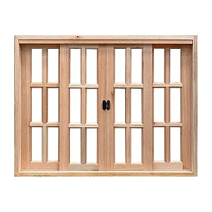Vitro De Correr Reto Eucalipto 100X120 Cx14 C/Bf Sidney