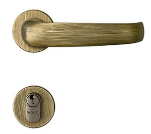 Fechadura Mz271 Roseta Oxidada Externa Papaiz