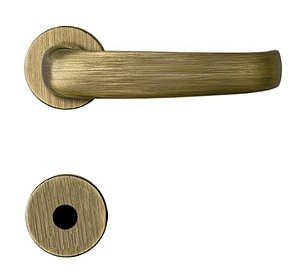 Fechadura Mz271 Roseta Oxidada Banheiro Papaiz