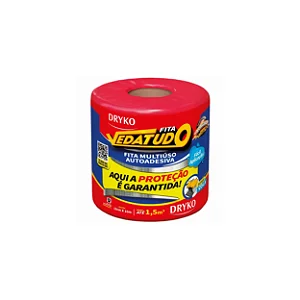 Fita Manta Asfaltica Adesiva Aluminizada Multiuso Vedatudo Drykofita 15cm 10m Dryko