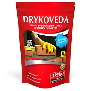 Aditivo Impermeabilizante Hidrofugo Para Concreto E Argamassa Drykoveda Pouch 1L Dryko