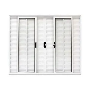 Veneziana Aluminio 6 Folhas 100X120 Economica Branco Janellot