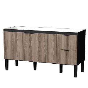 Gabinete Madeira Para Cozinha Colibri para Pia 150 cm Preto Tamarindo Cozimax