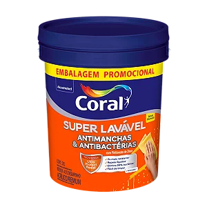 Tinta Acrilica Super Lavavel Branco Coral