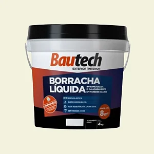 Borracha Liquida 4Kg Cinza Platina Bautech