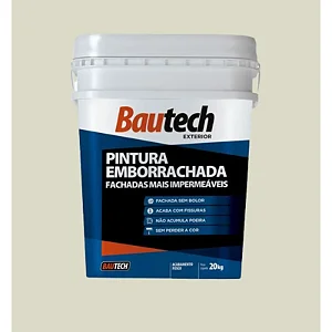 Tinta Acrilica Fosco 20Kg Pintura Emborrachada Gelo Bautech