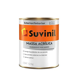 Massa Acrilica 0,9L 1,3kg Suvinil