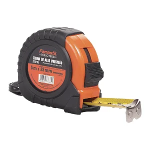 Trena Emborrachada De Alta Precisão 5m X 25mm T2-5L F4305 Famastil