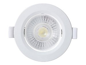 Spot Led Embutir Redondo 5W Luz Branca Fria 6500K Alltop Branco Mr16 Taschibra