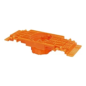 Caixa de Luz Octogonal com Suporte para Laje Laranja 12401008 Metasul