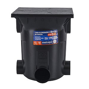 Caixa de Passagem e Inspeção de Esgoto 41,2L Premium 11005203 Metasul