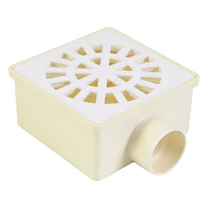 Ralo Sifonado Quadrado 100x52x40mm Branco N43 Krona