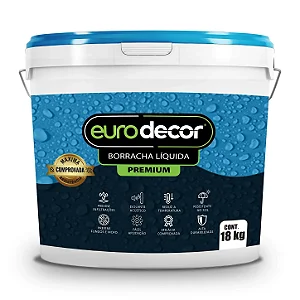 Borracha Líquida 18 Kg Areia Eurodecor