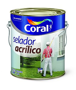 SELADOR ACRILICO BRANCO 3,6L CORAL