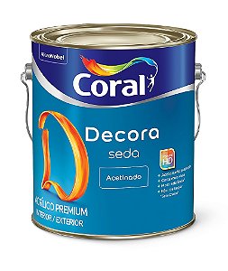 Tinta Acrilica Decora Premium Seda Acetinado Branco 3,6l Coral