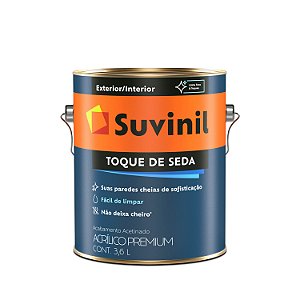 TINTA ACRILICA TOQUE DE SEDA ACETINADO BRANCO NEVE 3,6L SUVINIL