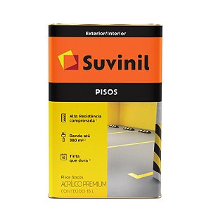 TINTA ACRILICA PISO FOSCO BRANCO 18L IP31 SUVINIL