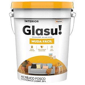 TINTA ACRILICA FOSCO GLASURIT BRANCO 20L SUVINIL