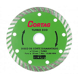 Disco Diamantado Eco Turbo 110 mm 60598 Cortag