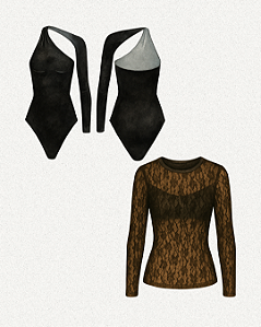 Kit Blusa Bruna + Body Manu