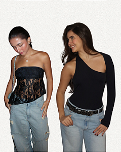 Kit Blusa Hannah + Body Manu