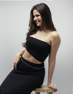 Vestido Valentina Preto