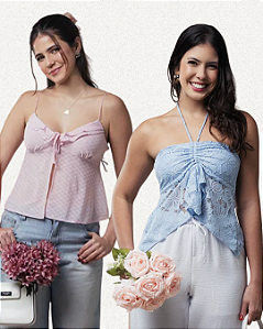 Kit Blusa Isabela + Blusa Fernanda