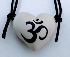 Colar Aromático Terapêutico Coleção OM  Cores: Branco e Azul