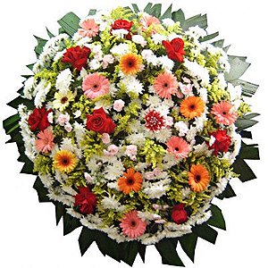 Coroa de Flores Grande  Cemitério de Congonhas Homenagem