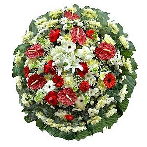 Coroa de Flores Cerimonial Pacaembu( Tam. Grande ) Homenagem