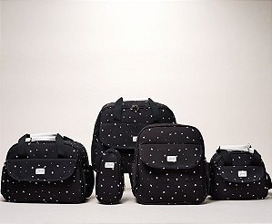 Kit Bolsa Maternidade Urban 5 Peças Preto