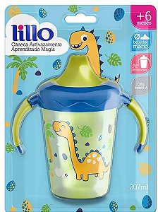 Caneca Antivazamento de Aprendizado Magia 207ml Lillo - Dinossauro