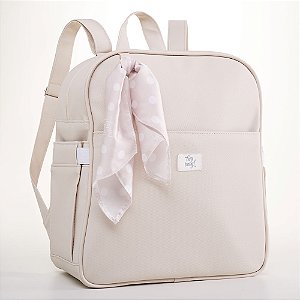 MOCHILA MATERNIDADE TÉRMICA CANDY BEGE