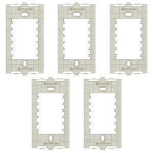 5 Suportes para placa 4x2" MarGirius linhas Sleek e Clean