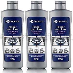 3 Polidor para Inox Electrolux - 200ml