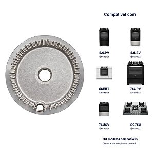 Coroa Queimador Rápido para Fogão Electrolux - 10,7cm