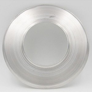 Aro de acabamento em alumínio para duto de ar de 60mm